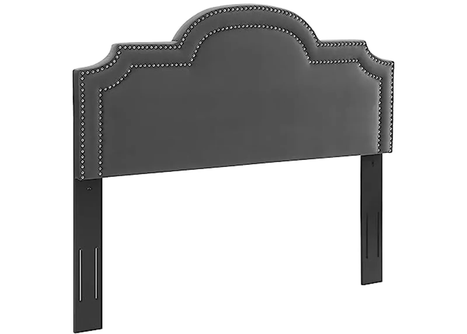 Modway Belinda Performance Velvet Headboard, King/California King, Charcoal