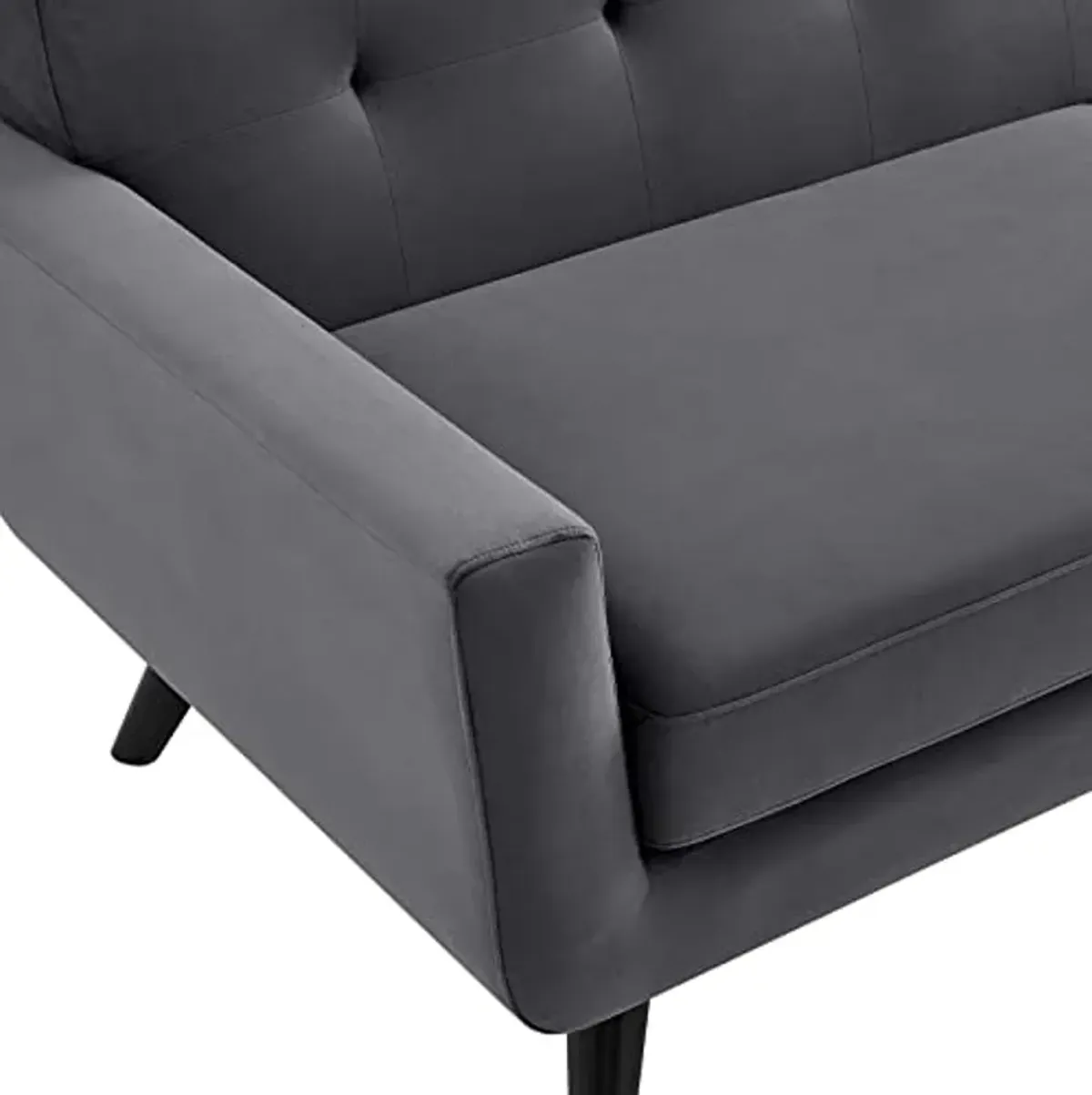 Modway Engage Performance Velvet Loveseat, Gray