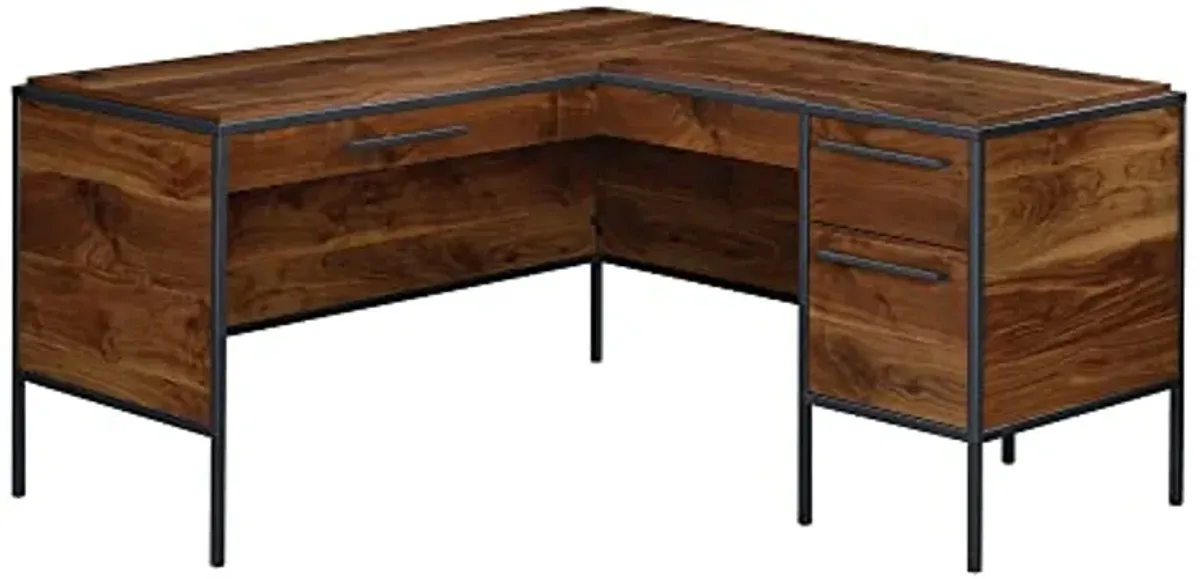 Sauder® Nova Loft 59"W L-Shape Corner Desk, Grand Walnut