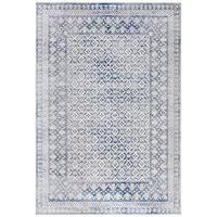 SAFAVIEH Brentwood Collection 2' x 4' Ivory / Light Grey BNT899C Traditional Oriental Distressed Non-Shedding Accent Rug