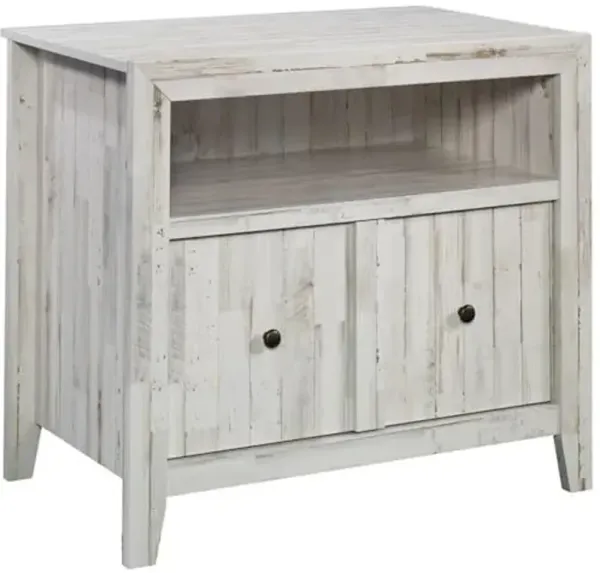 Sauder Dakota Pass Engineered Wood Lateral File Cabinet in White Plank