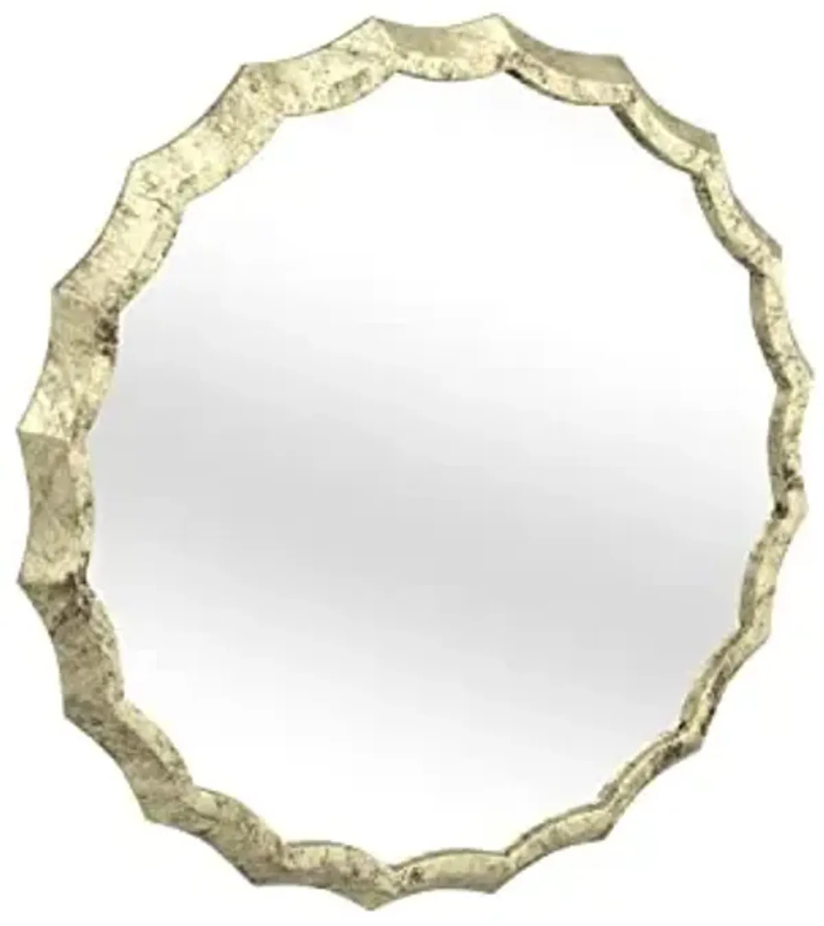 Southgate Aluminum Wall Mirror in Gold