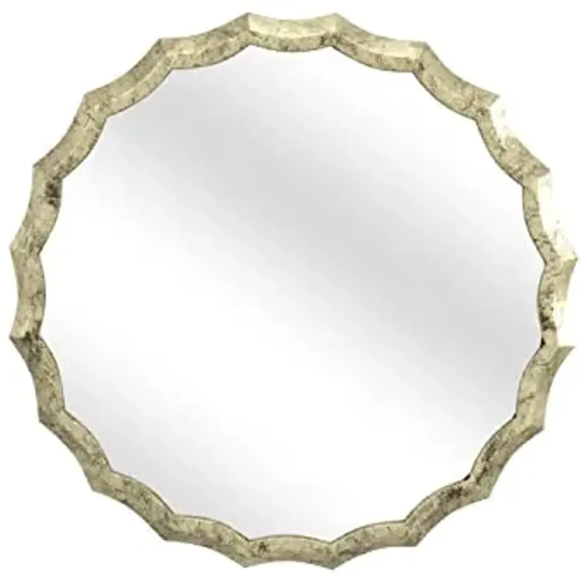 Southgate Aluminum Wall Mirror in Gold