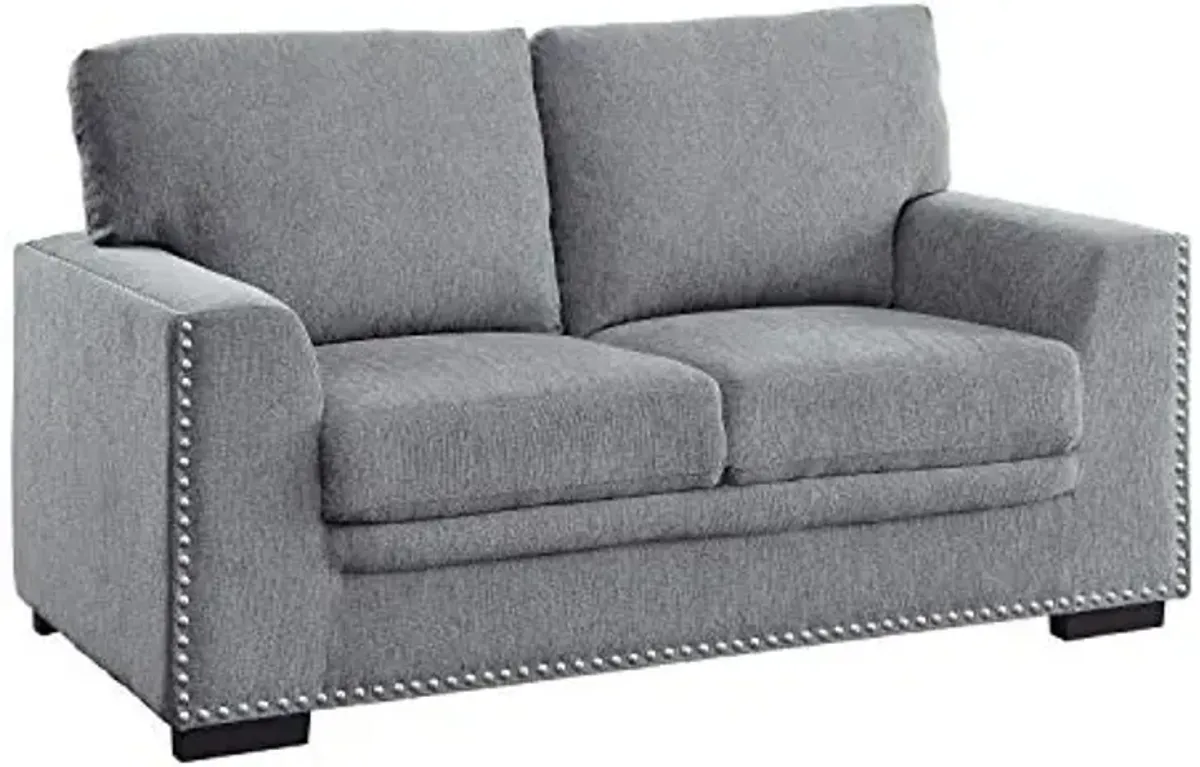 Lexicon Mulligan Living Room Loveseat, Gray
