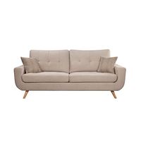 Abbyson Living Stain-Resistant Fabric Sofa, Ivory