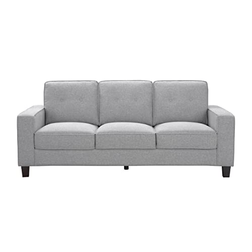 Abbyson Living StainResistant Fabric Sofa, Light Gray