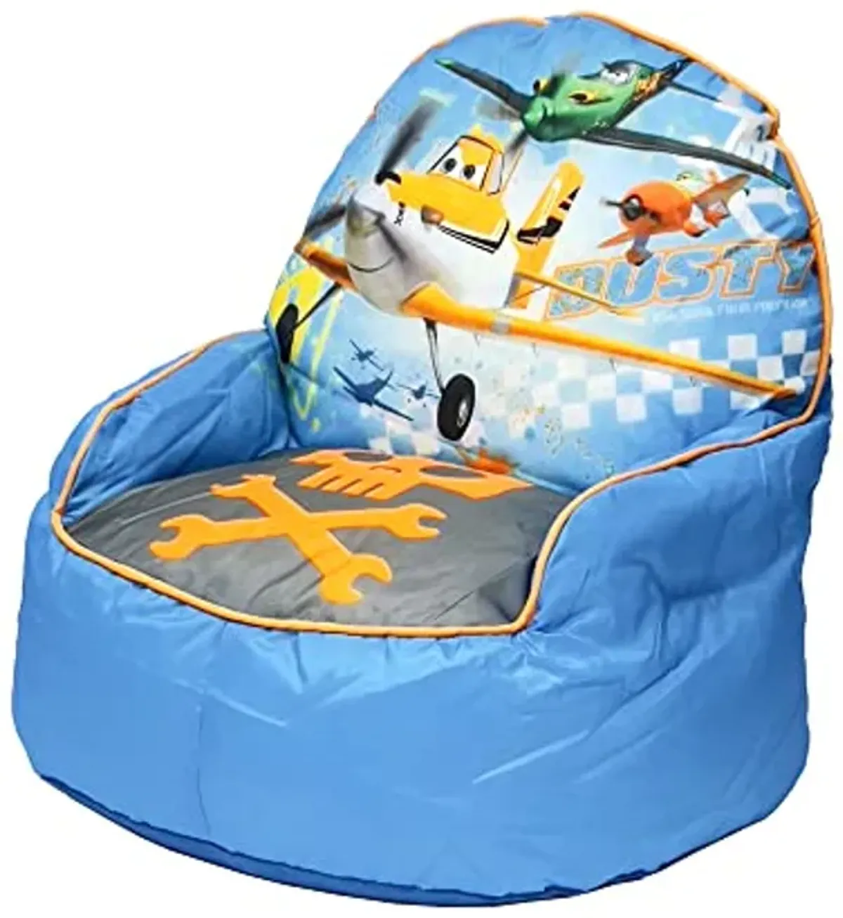 Idea Nuova Disney Planes Sofa Decorative Bean Bag Chair, Large