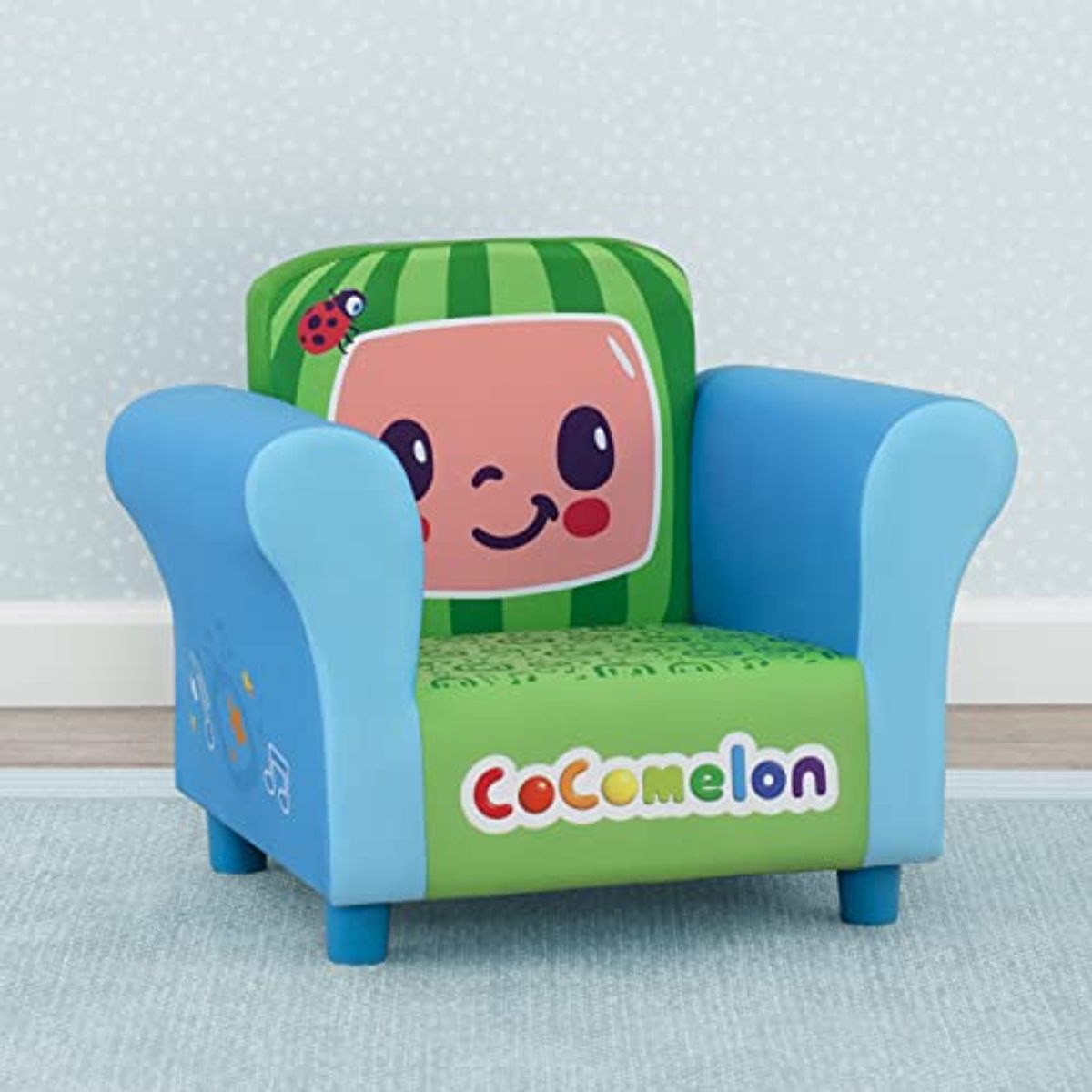 Delta Children Upholstered Chair, CoComelon