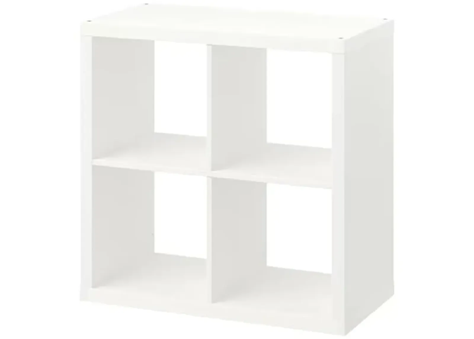 KALLAX Storage Organizer Shelf Unit White Particleboard 30 3/8x30 3/8 "