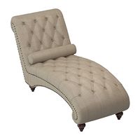 1162NBR-5 Chaise with Nailhead and Pillow