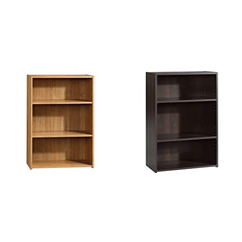 Sauder Beginnings 3Shelf Bookcase, Highland Oak Finish & Beginnings 3