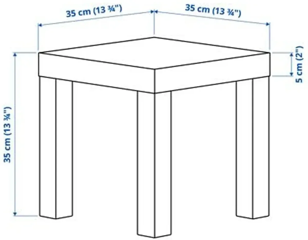 HSD Himalayan Salt Direct} IKEA LACK Side table, white 35x35 cm