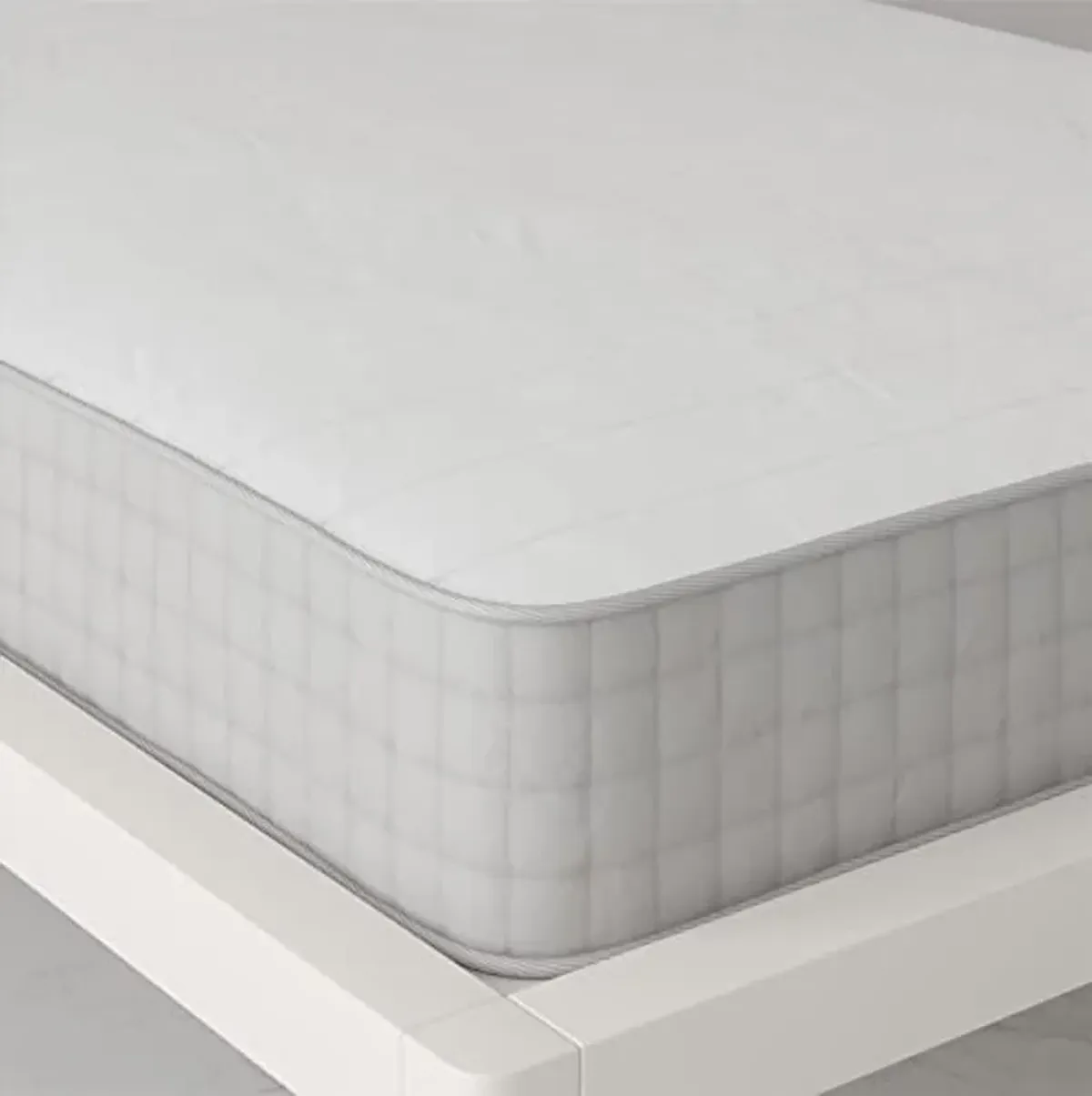 Signature Sleep Dream On 8 Inch Flippable Pocket Mattress Full Size - Medium-Firm Bed Mattress, GreenGuard Gold Certified - Ready to Ship, Rolled & Compressed White