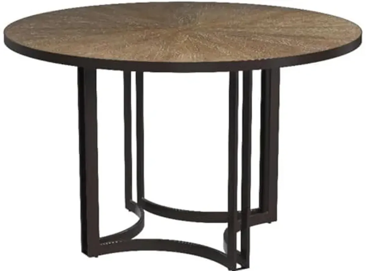 Bassett Mirror Company Trucco Dining Table in Black Wood