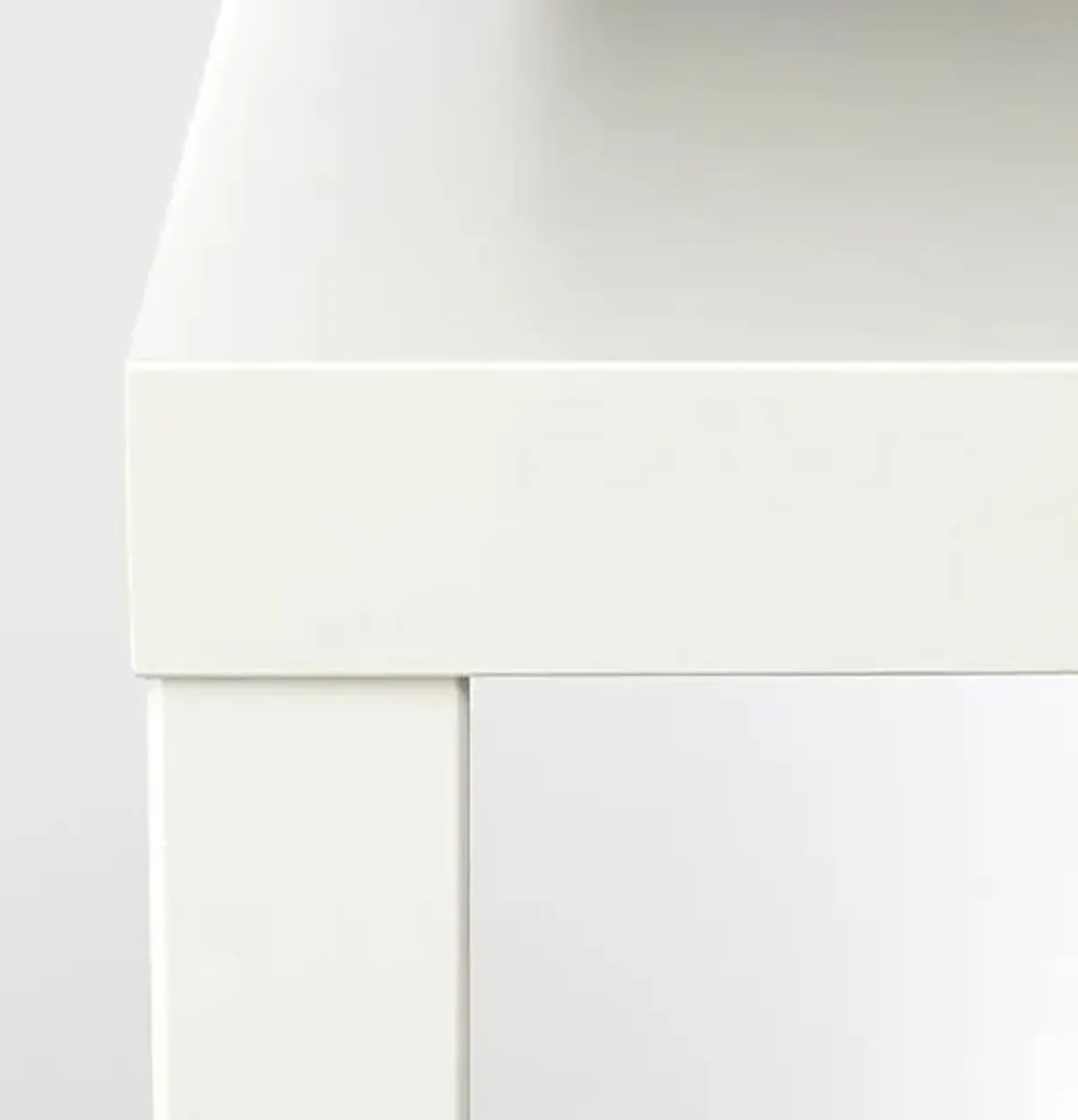 New Lack Side Table, White 13 3/4x13 3/4"