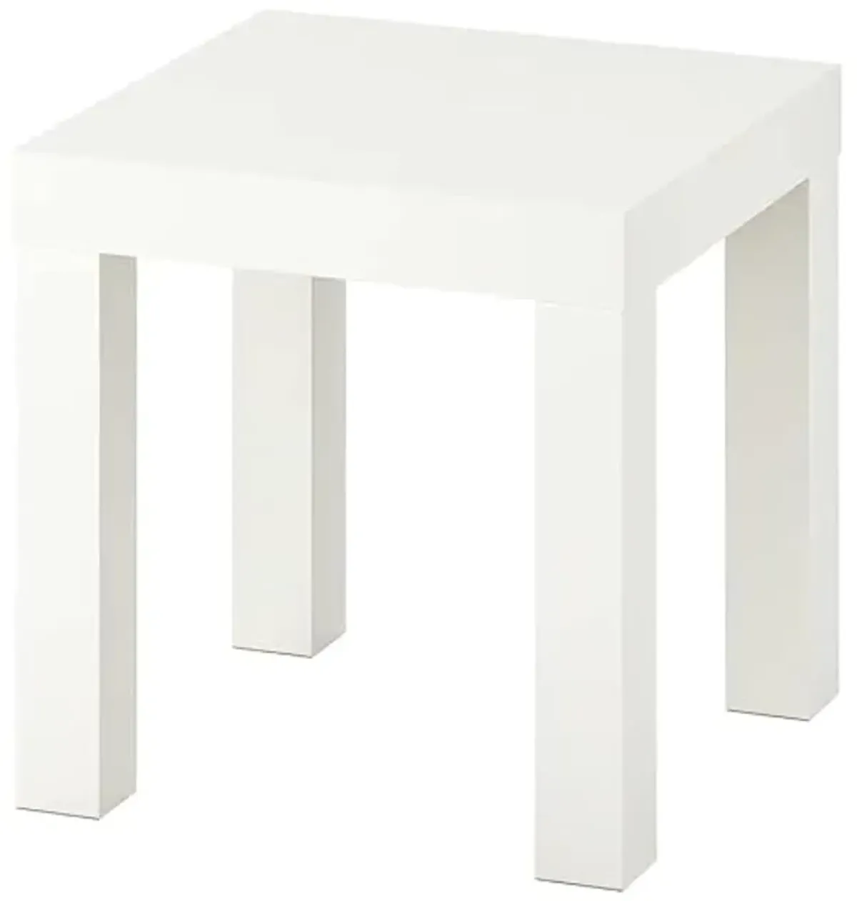 New Lack Side Table, White 13 3/4x13 3/4"