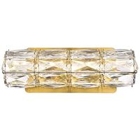 Elegant Lighting Indoor Modern Home Decorative Valetta 12 inch LED Linear Wall Sconce - Gold