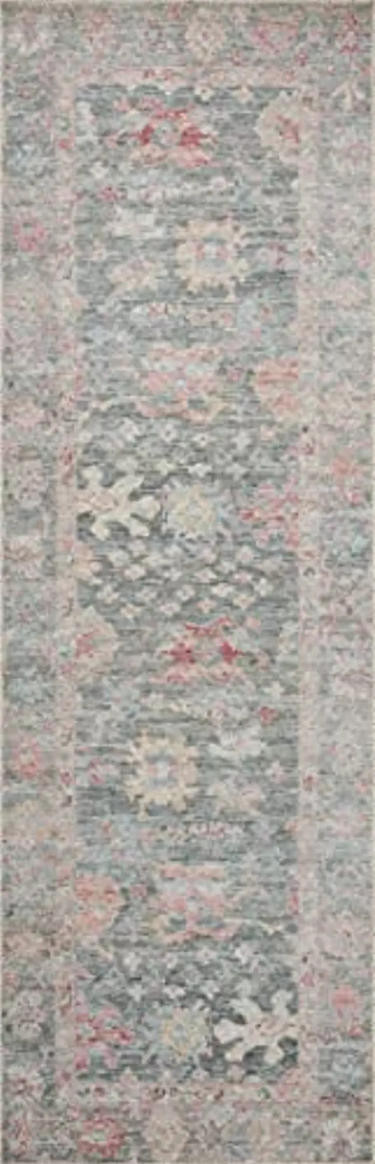 Loloi II Elysium Collection ELY-02 Graphite/Multi 7'-6" x 9'-6" Area Rug