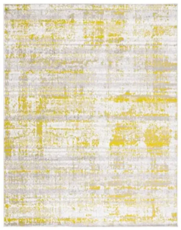 SAFAVIEH Skyler Collection 9' x 12' Silver / Green SKY151Y Modern Abstract Non-Shedding Living Room Dining Bedroom Area Rug