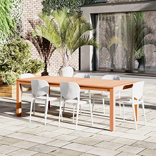 Amazonia Patio Amazonia Piece Eucalyptus Wood Outdoor Dining Set WT