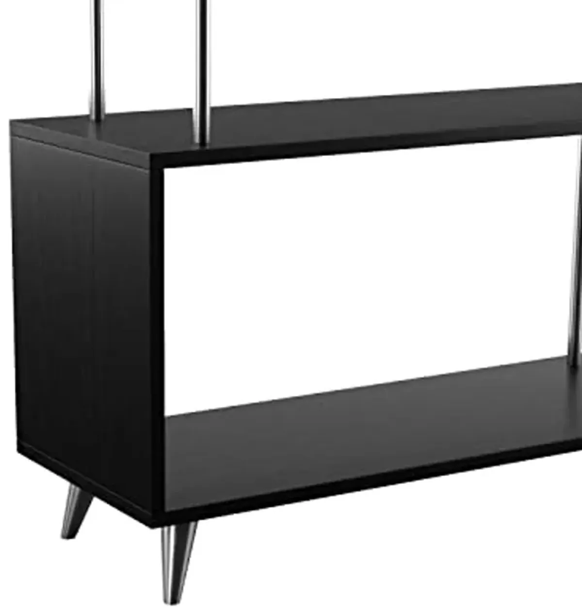 SEI Furniture Beckerman Asymmetrical Etagere - Black