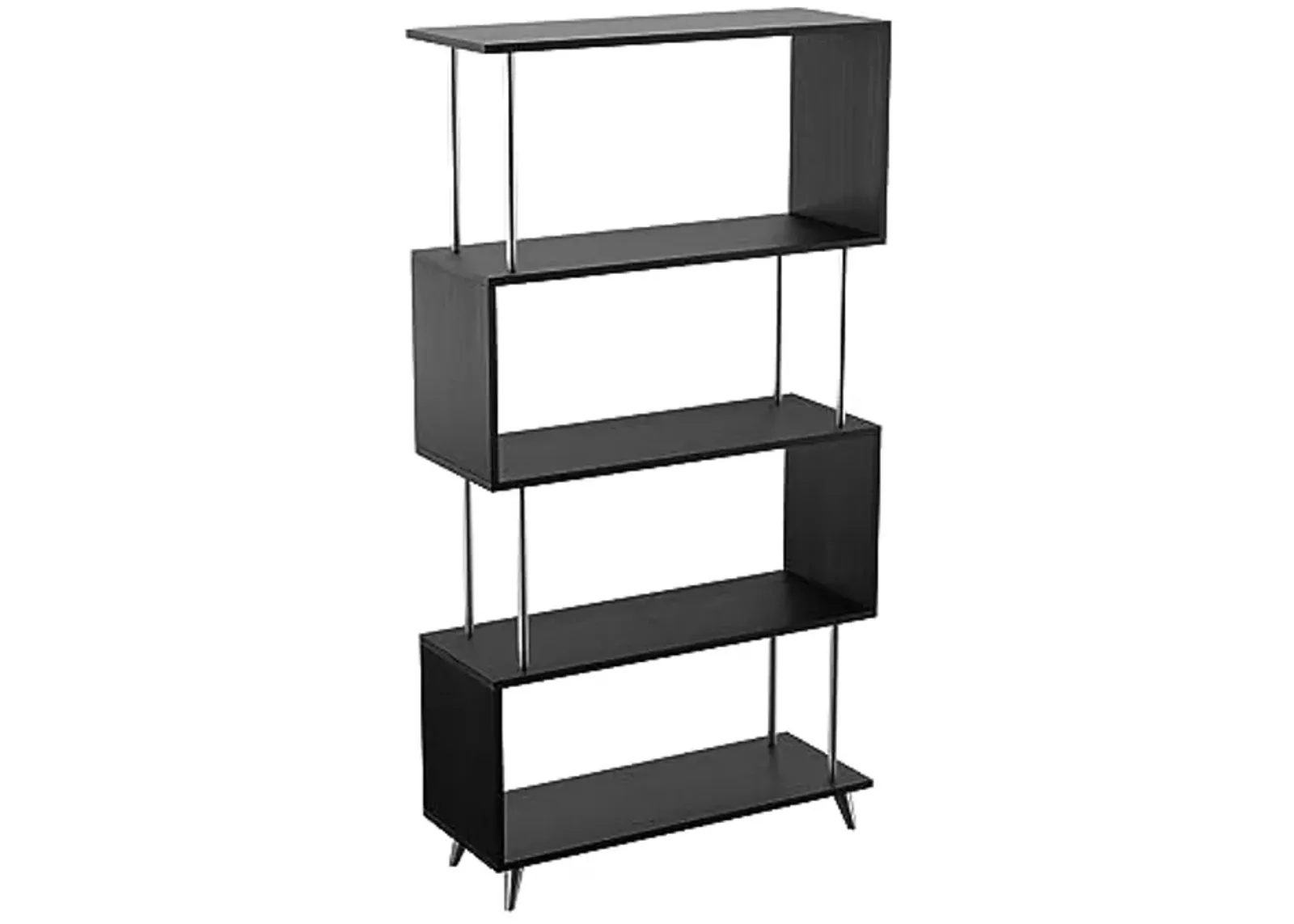 SEI Furniture Beckerman Asymmetrical Etagere - Black