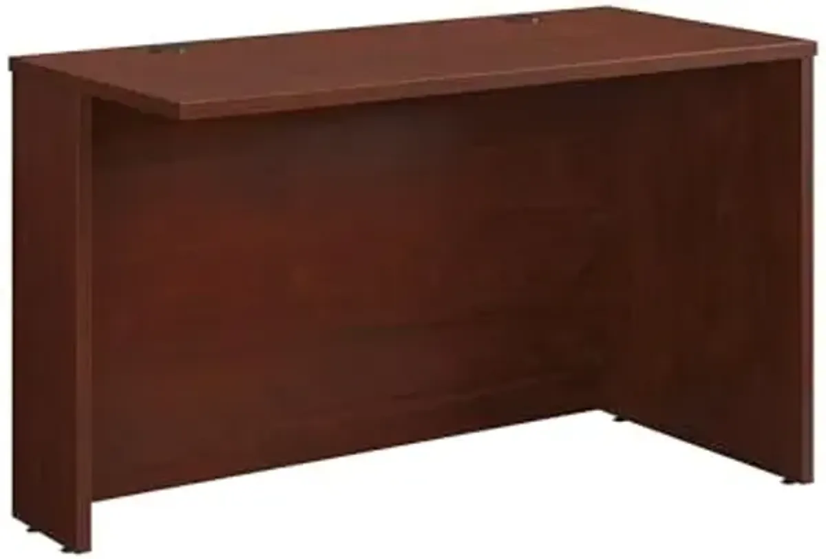 Sauder Affirm 48x24 Desk Shell/Credenza/Return, Classic Cherry Finish