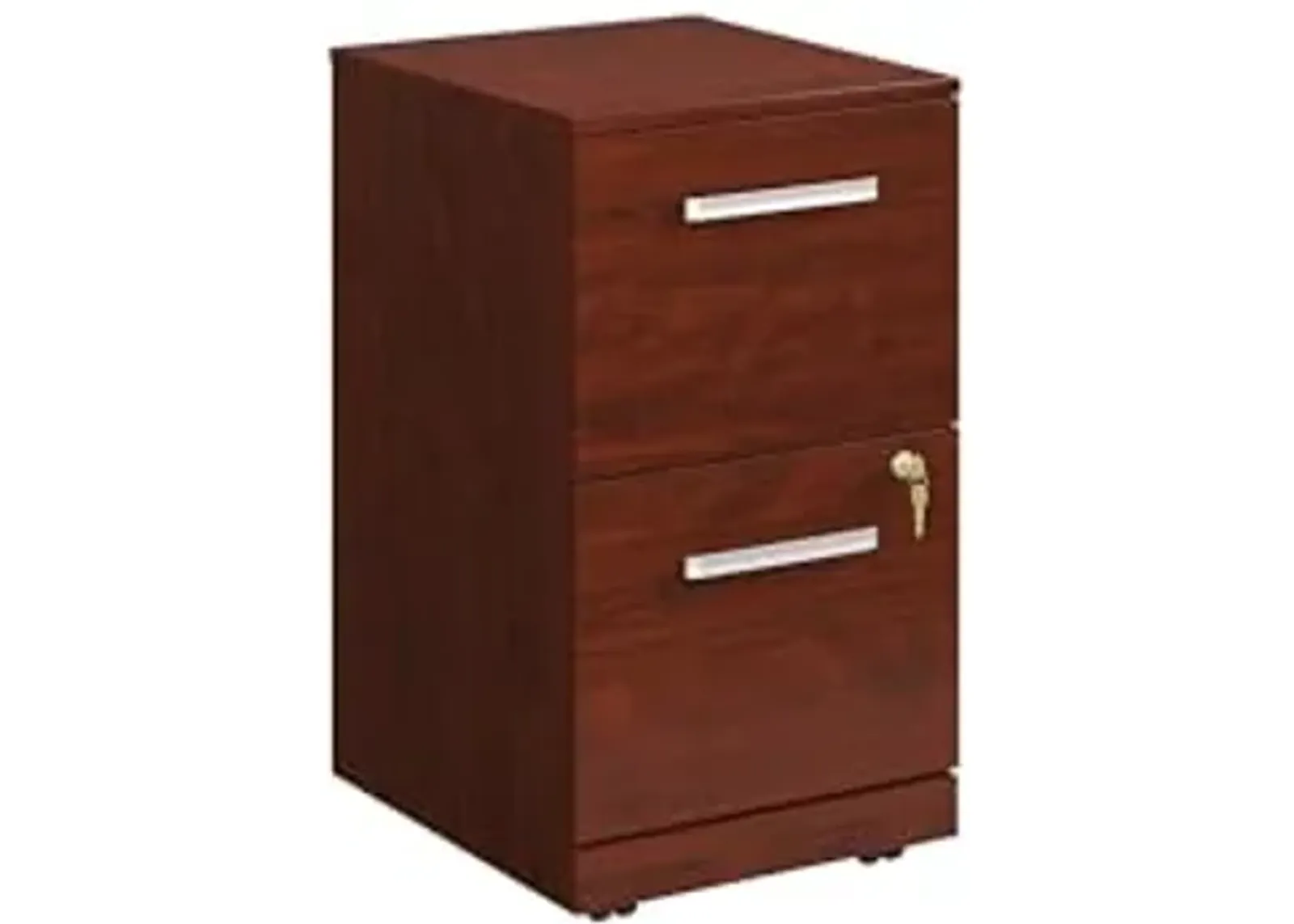 OfficeWorks by Sauder Affirm 2-Drawer Moblie File, L: 15.55'' x W: 18.94'' x H: 32.52'', Classic Cherry