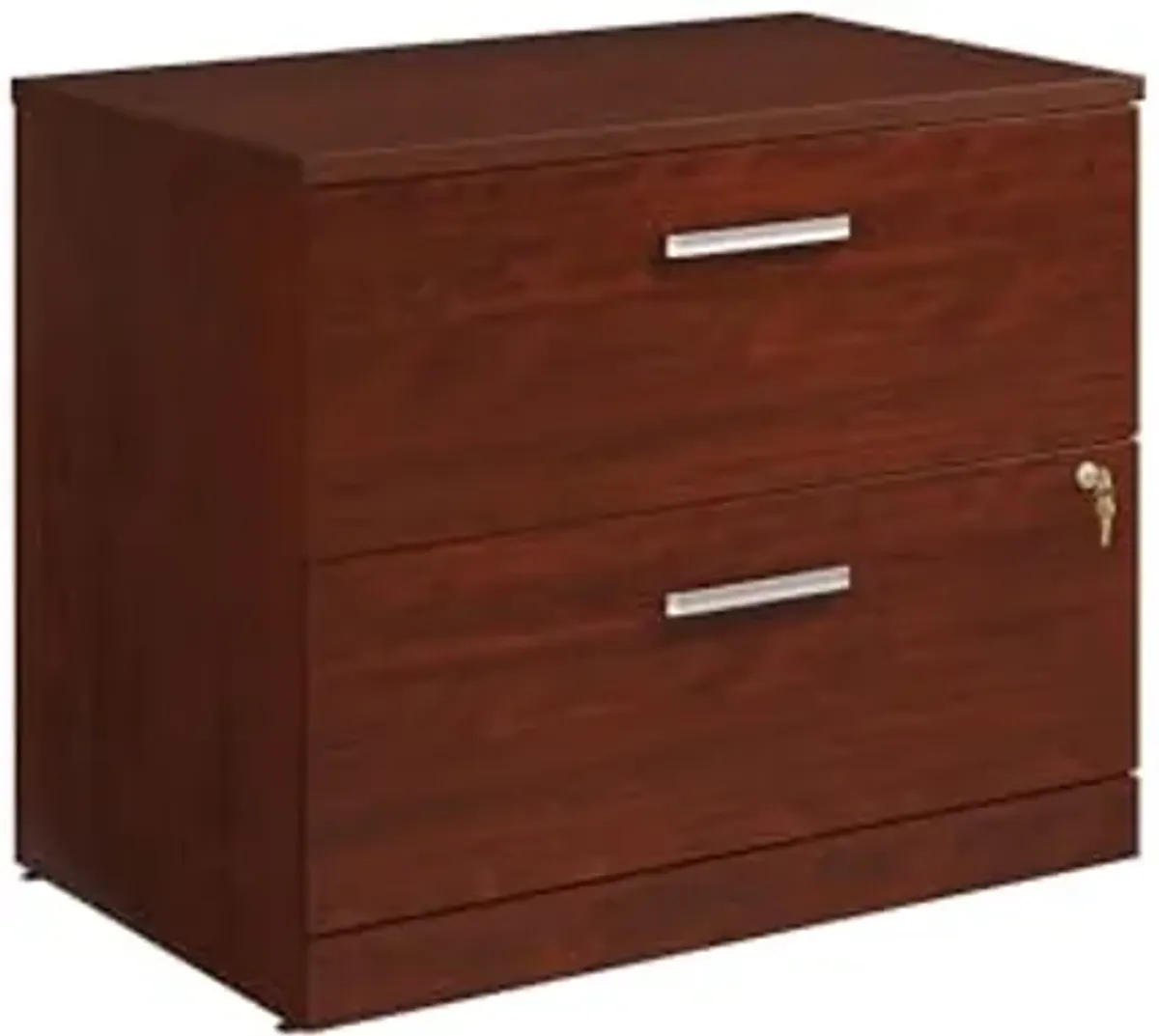 OfficeWorks by Sauder Affirm Lateral File, Classic Cherry Finish