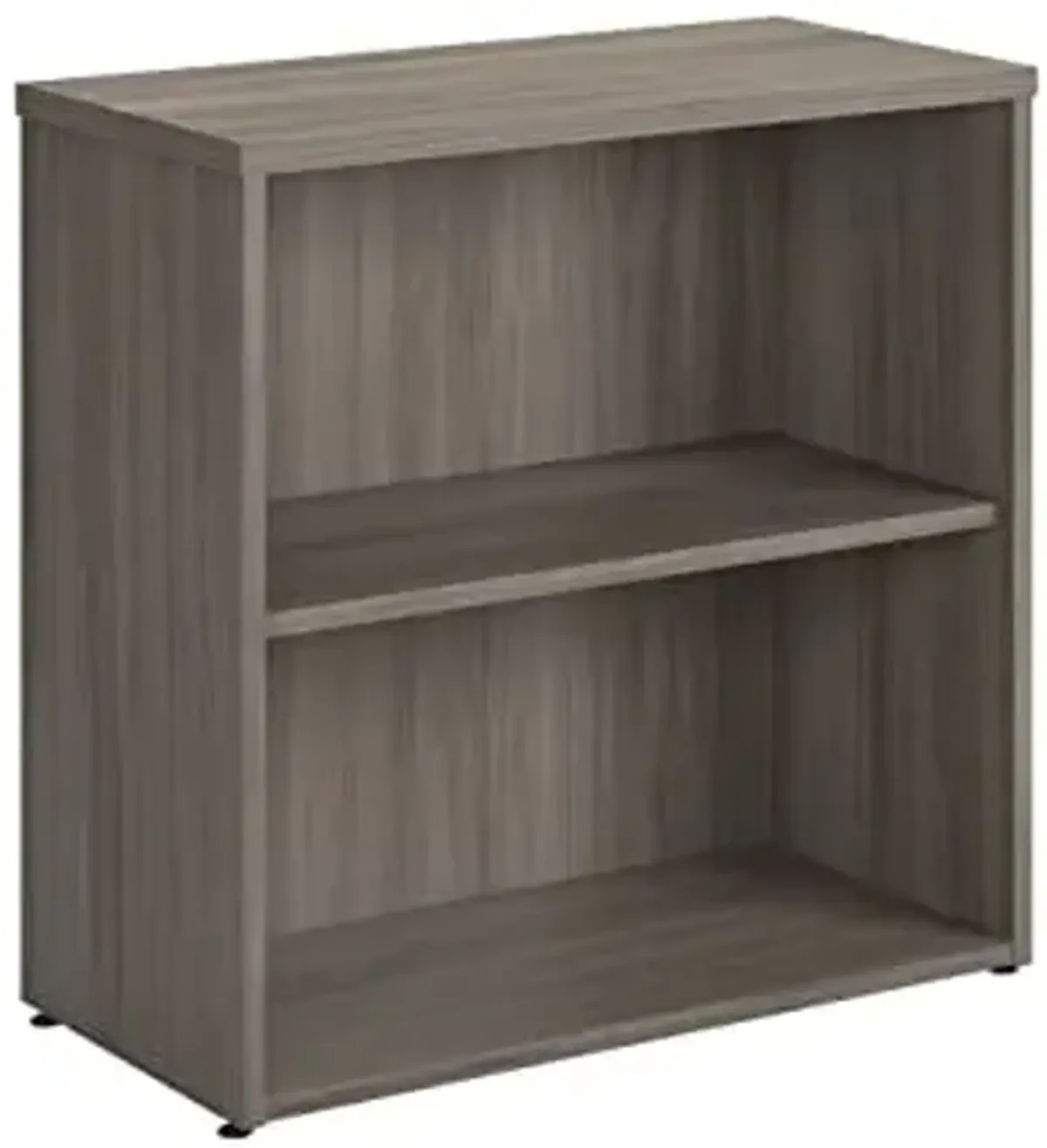 OfficeWorks by Sauder Affirm 2 Shelf Bookcase, Hudson Elm Finish