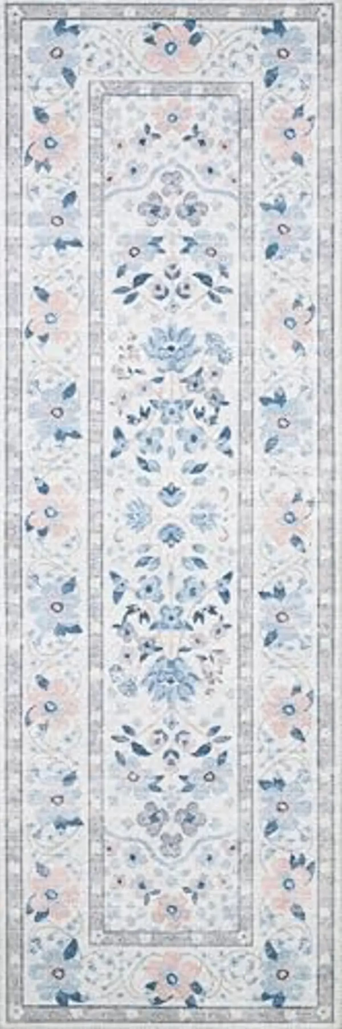 Loloi Rifle Paper Co Palais Snow/Sky 2'-3" x 3'-9" Accent Rug