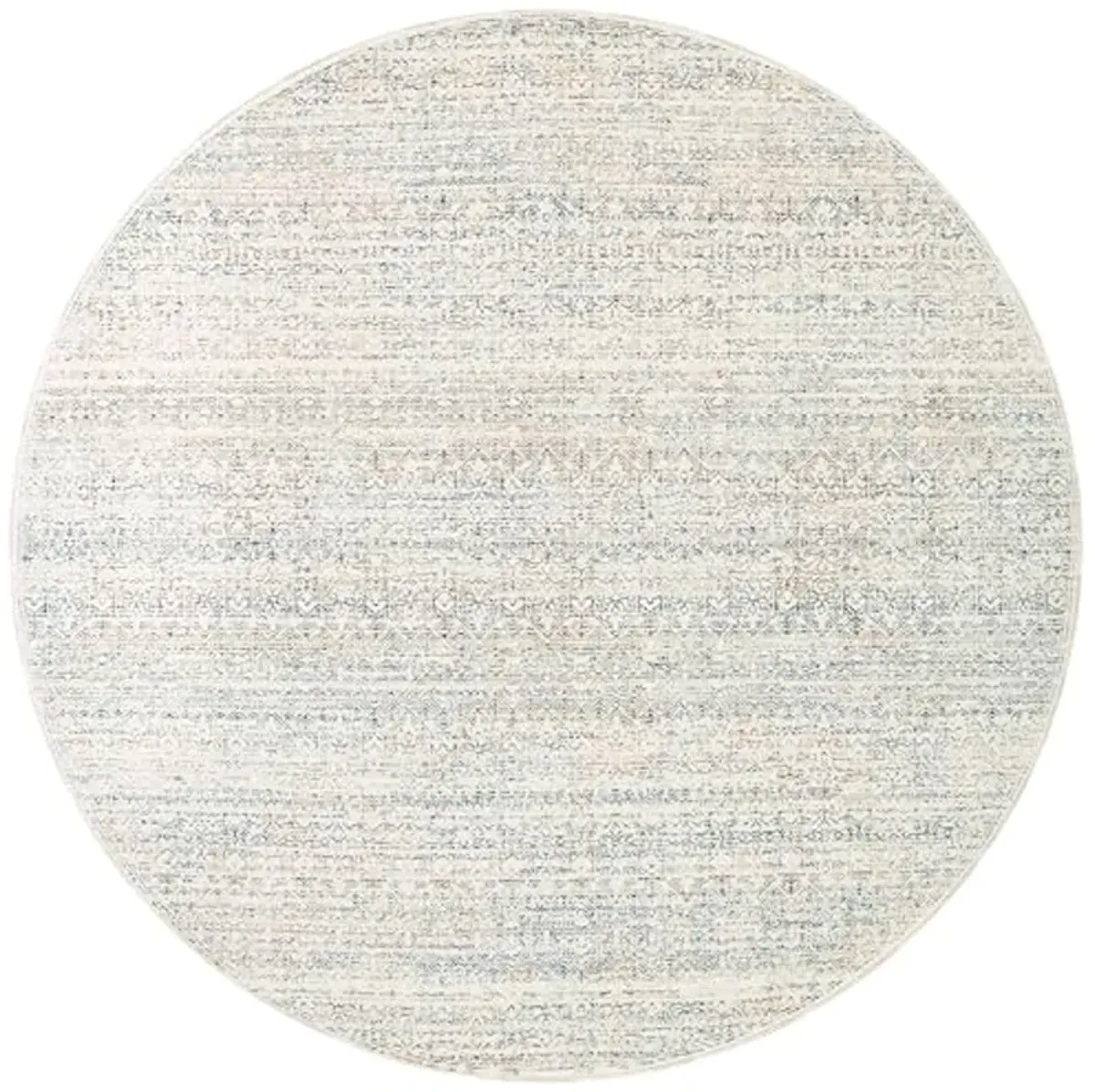 Loloi Amber Lewis Zuma Ivory/Multi 3'-0" x 3'-0" Round Accent Rug