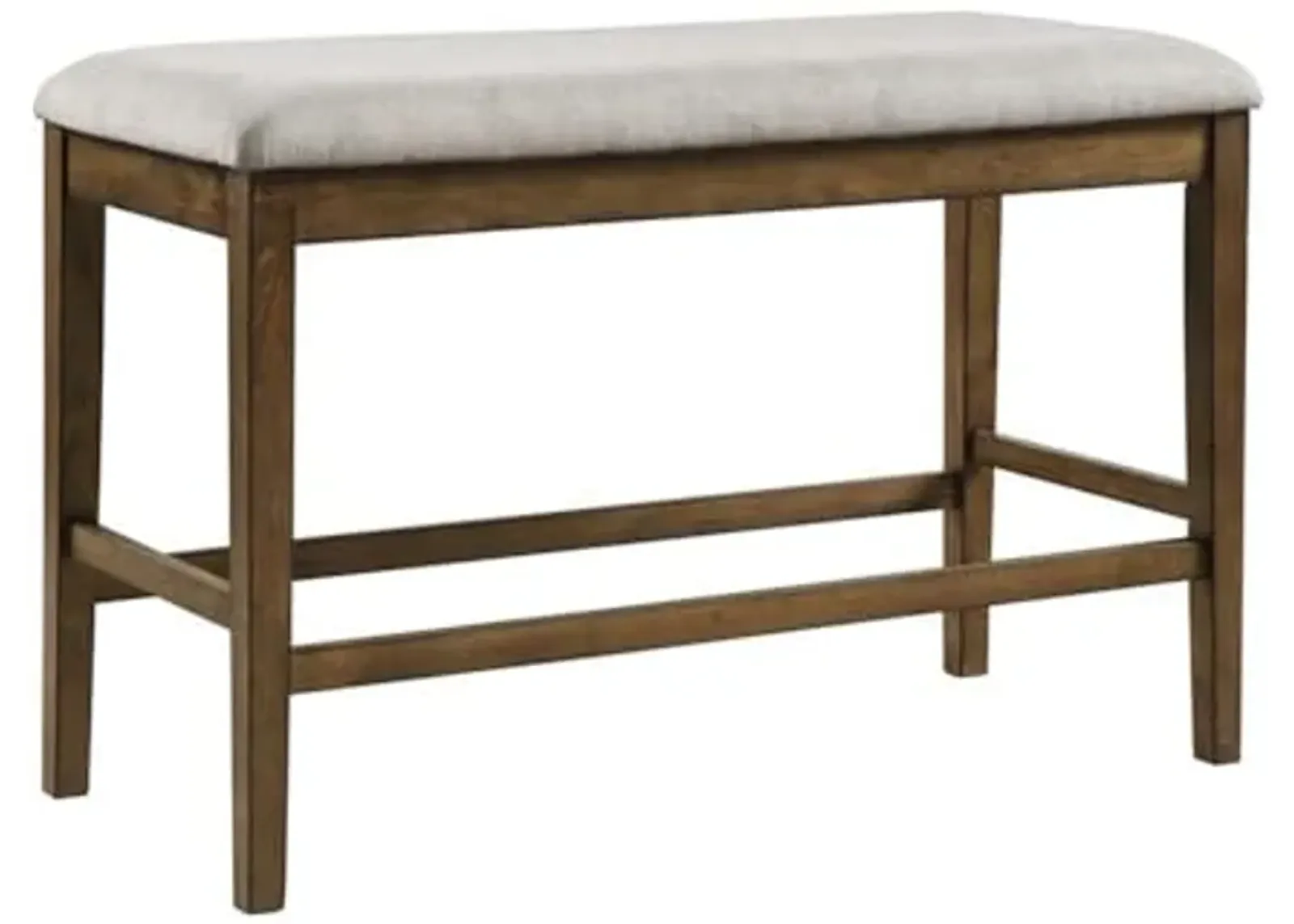 Lexicon Balin Counter Height Wood Bench in Oak