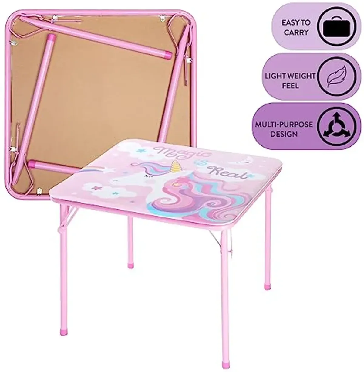 Heritage Kids Unicorn 3 Piece Table and Chair Set