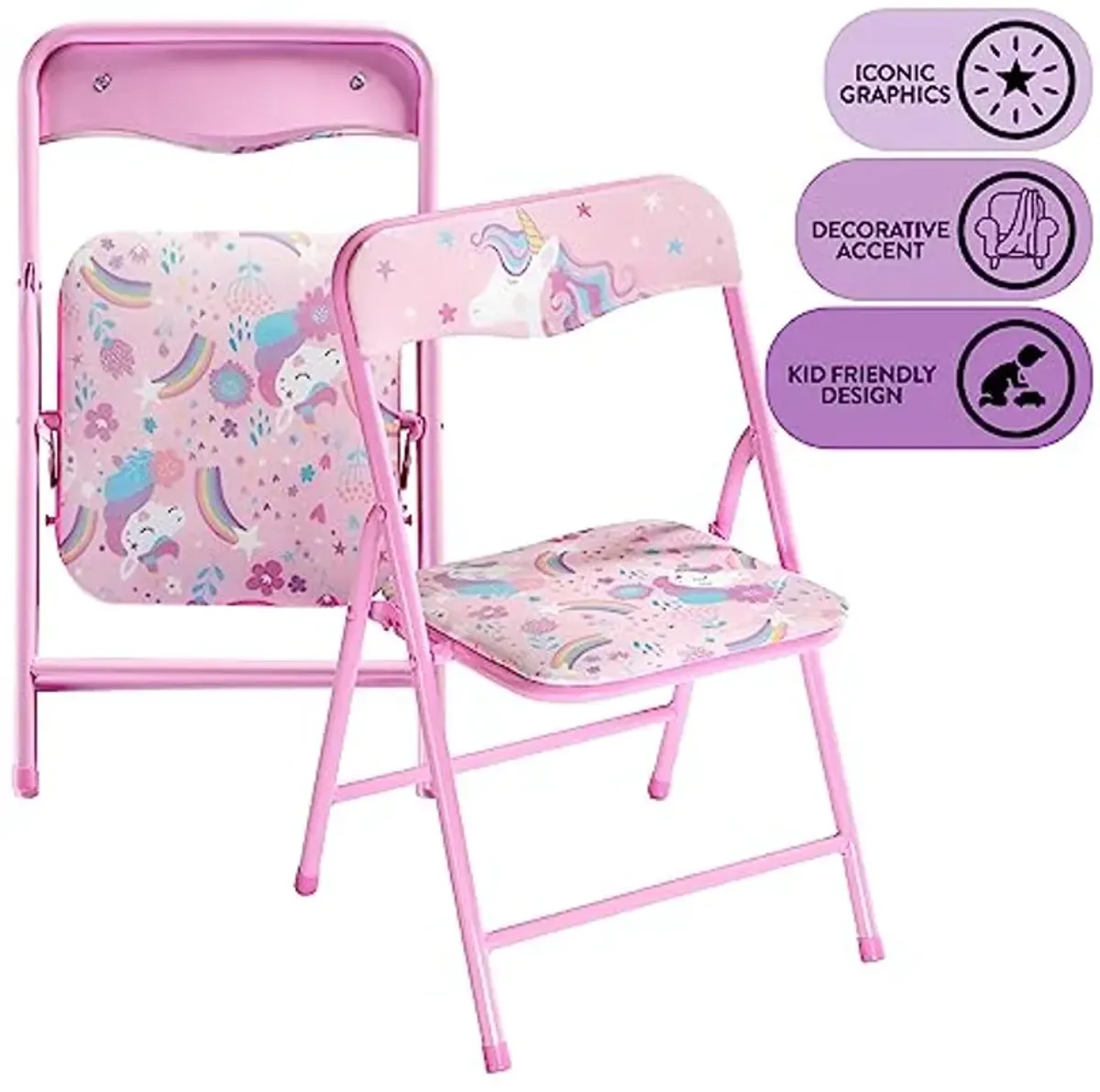 Heritage Kids Unicorn 3 Piece Table and Chair Set