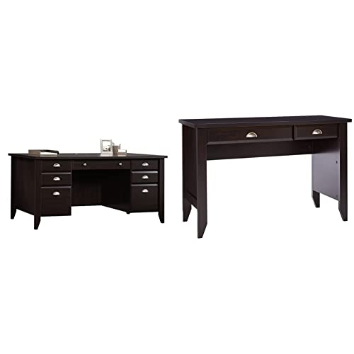 Sauder Shoal Creek Executive Desk,Jamocha Wood Finish & Shoal Creek