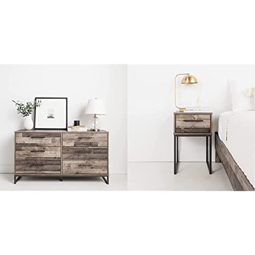 Signature Design by Ashley Neilsville Industrial Butcher Block Style