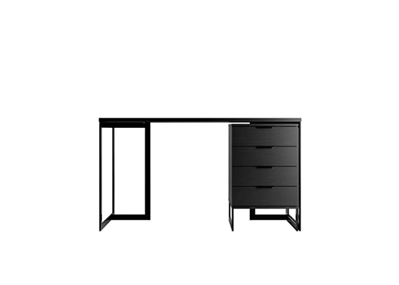 Manhattan Comfort Lexington Office Desk, Black