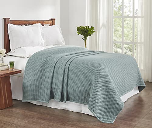 Tahari Home - King Blanket, Soft & Cozy Bedding, Stylish & Elegant Home Decor, Shelley Green, King