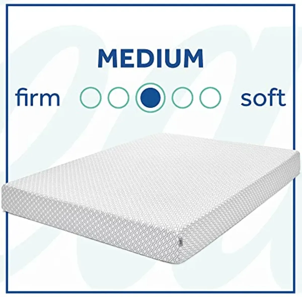 Sealy Cool & Clean 8" Memory Foam Bed in Box, Twin XL, White