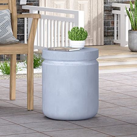 Christopher Knight Home Noyes End Table, Light Gray