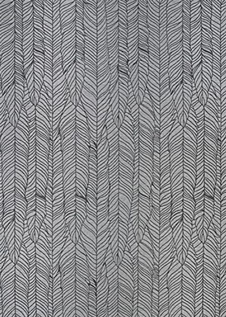 Couristan Dolce Majorelle Indoor/Outdoor Area Rug, 2'3" x 3'11", Silver Gray-Black