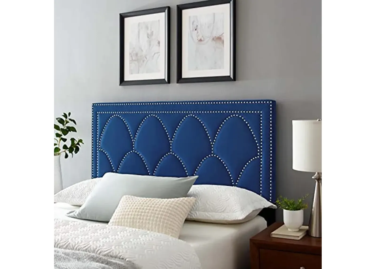 Modway Greta headboards, King (U.S. Standard), Navy