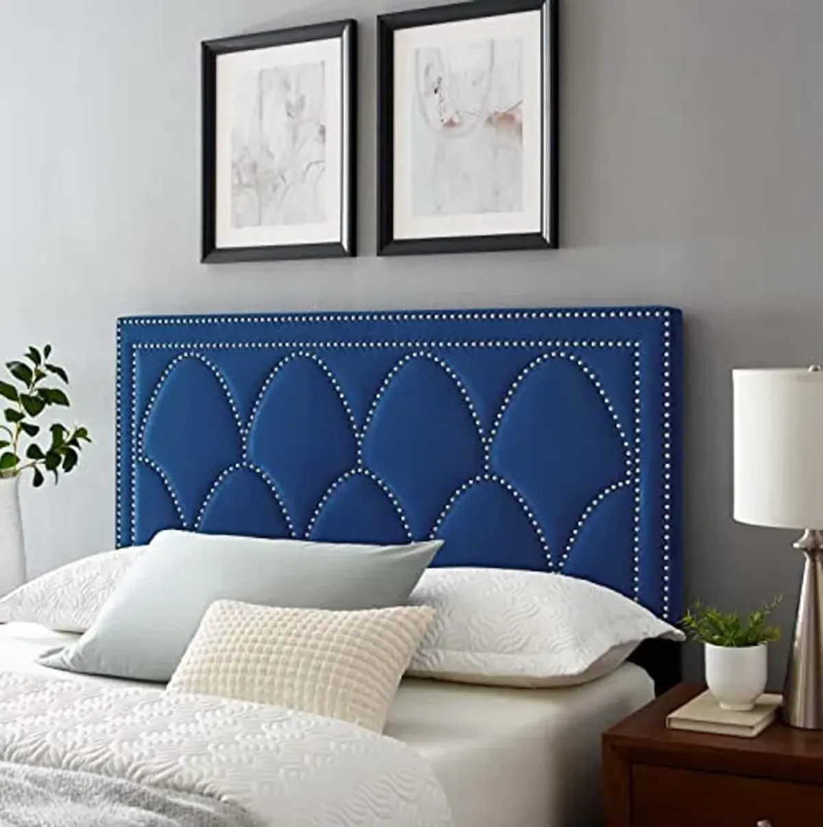 Modway Greta headboards, King (U.S. Standard), Navy