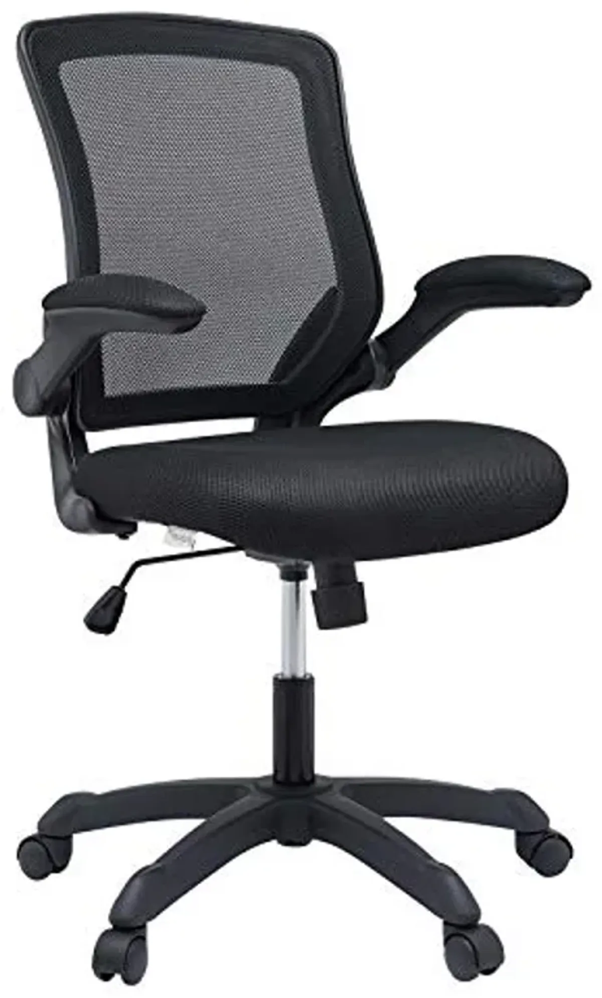 Modway Veer Office Chair and Drafting Chair Bundle in Black