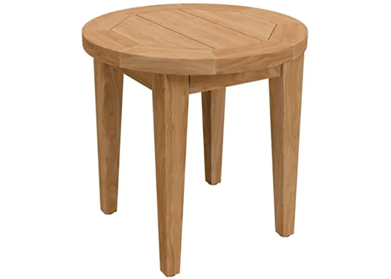 Modway Brisbane Teak Wood Side Table, Natural