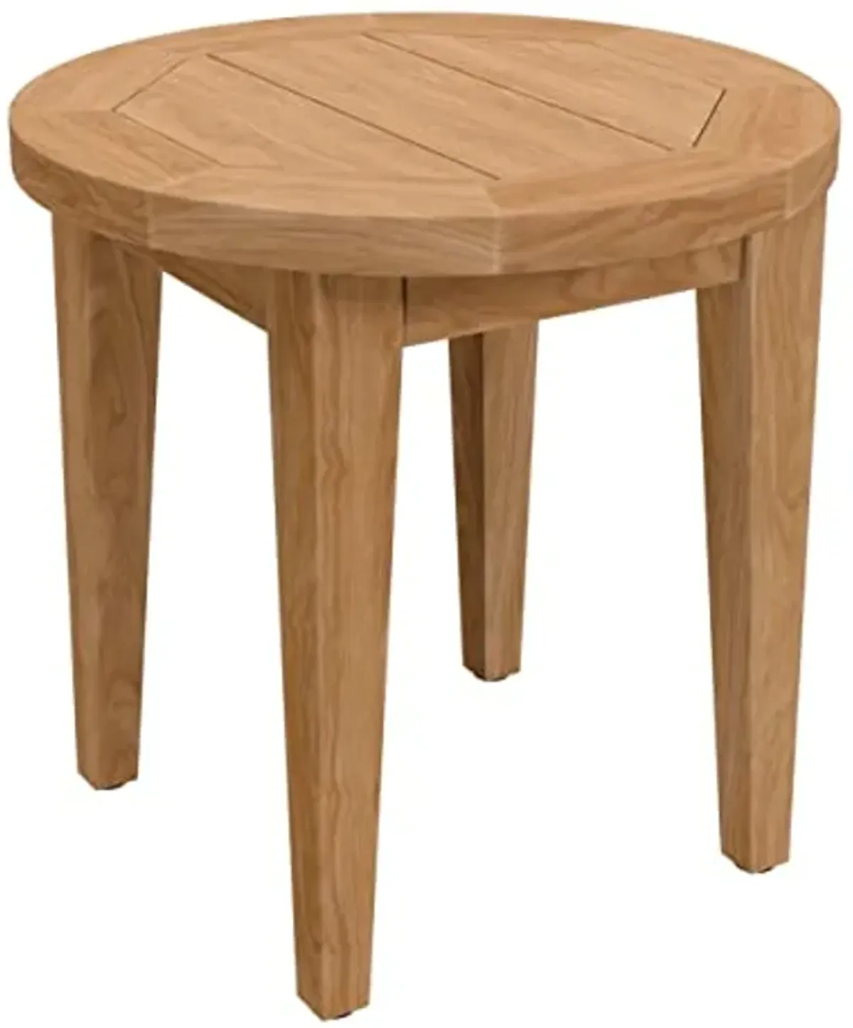 Modway Brisbane Teak Wood Side Table, Natural