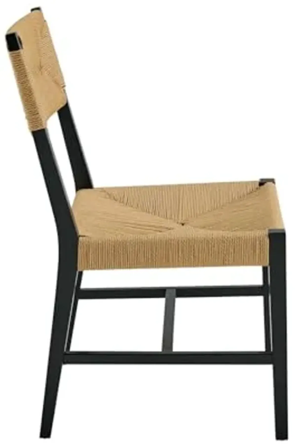 Modway EEI-5489-BLK-NAT Bodie Wood Dining Chair, Black Natural