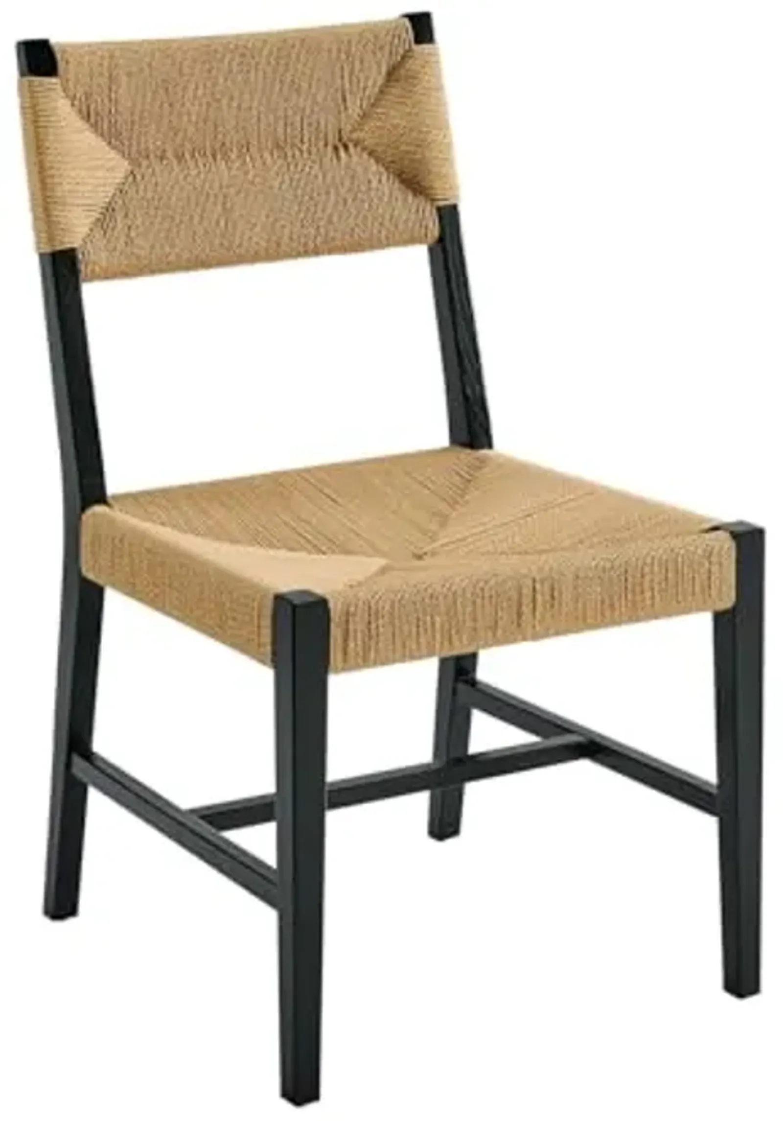 Modway EEI-5489-BLK-NAT Bodie Wood Dining Chair, Black Natural