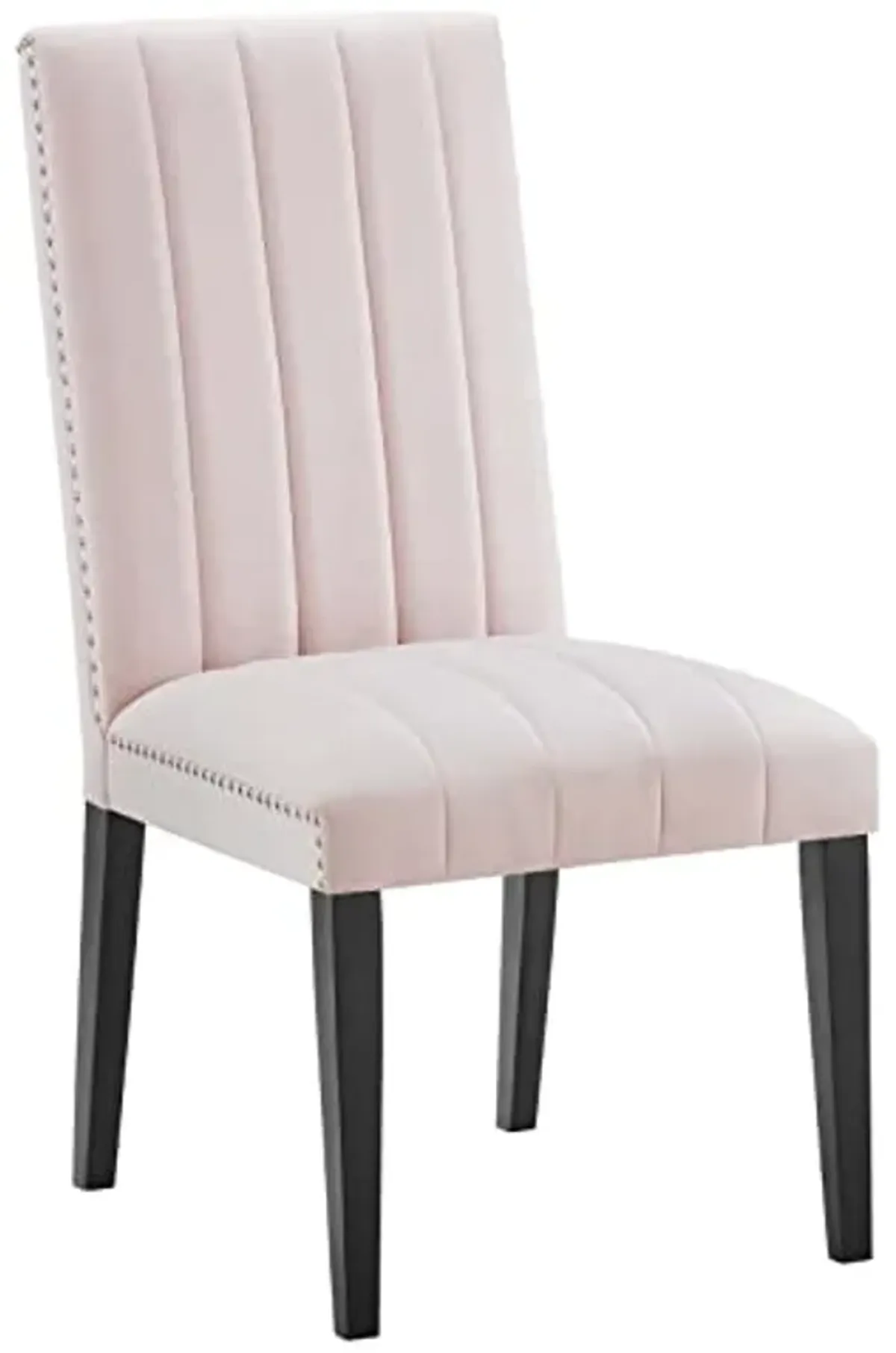 Modway EEI-5081-PNK Catalyst Performance Velvet Dining Side Chairs - Set of 2, Pink